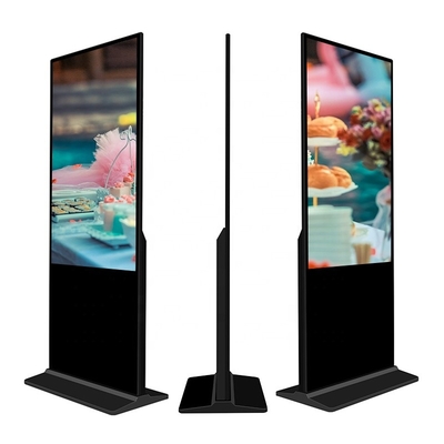Signage de publicité d'intérieur vertical d'affichage à cristaux liquides de l'affichage HD de joueur du kiosque 4k d'écran tactile de TV