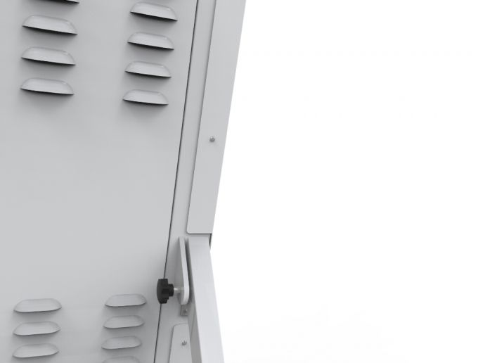 Kiosque interactif de gestion de file d'attente de TFT LCD avec des roulettes 4