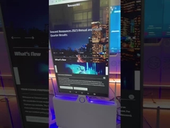 Écran OLED Holographique de 86 pouces 3D LCD réfrigérateur d'épissage écran LED transparent pour la publicité