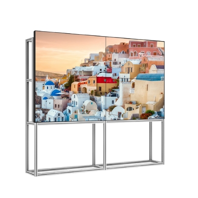 Panneau d'affichage visuel de mur d'affichage à cristaux liquides de support libre de RVB 3.5mm avec le cadre en aluminium