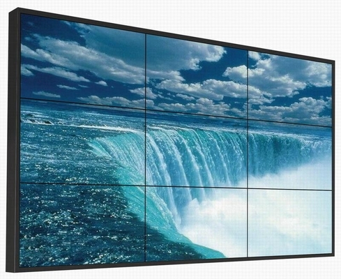 Affichage d'écran visuel de mur d'affichage à cristaux liquides d'encadrement de l'écran ultra étroit 4K de la publicité