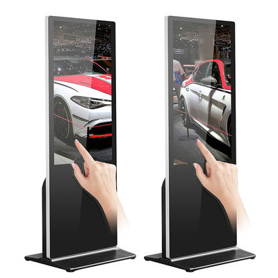 H81 TFT LCD 43&quot; épaisseur interactive en verre du kiosque 4mm d'écran